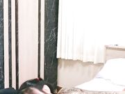 纹身清纯双马尾萌妹被炮友扶着屁股后入