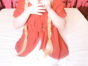 超卡哇伊少女三寸萝莉之小红帽潮吹  小黄鸡按摩香蕉君插入纯纯白浆缓缓流出