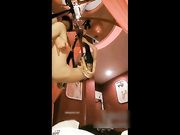 高颜值网红美女主播韩敏和帅哥在酒店情趣房吊着啪啪对白清晰
