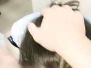 办公室激情啪啪，粉嫩无毛嫩穴水漫金山淫荡