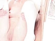爆机少女▌喵小吉▌小清新《蜜桃乌龙》粉色少女蜜鲍愈加饱满