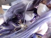 COS原神 刻晴毫不客气内射她
