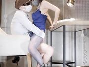 精液从我下面的小洞里射了出来
