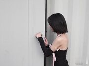 与日常集装箱工人发生性关系，清纯靓丽的外表操起来比谁都骚