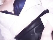 OL黑丝骚货柜姐 有够欠干