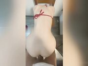 性感女友穿红色的丝袜果然更有诱惑力