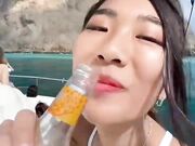 抖音机车网红大四校花和法利拉车主 反差婊校花出轨大哥 边被操边接男友电话