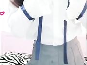 鹿少女清純學妹制服極度誘惑