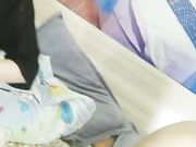 白嫩巨乳正妹性感白絲與小帥哥啪啪