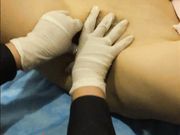 美容院女性私密护理的按摩视频