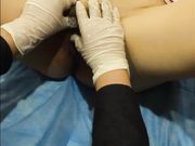 美容院女性私密护理的按摩视频