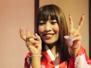洋土豪米糕亚洲行体验日本风俗店和服妹子Aki细致服务