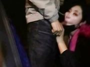 户外啪啪停路边口交后入不时有人经过打一炮换一地