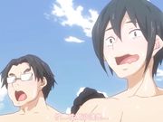 [ピンクパイナップル] ヤリモクビーチに修学旅行で!!