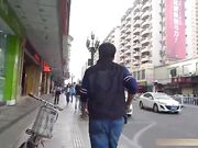 嫖妓系列之街头溜狗的外省少妇