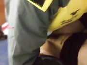 角色扮演网红美女OL职业装订餐叫了外卖送到之后勾引小哥啪啪啪无套内射干出血了