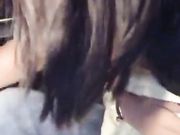 美女和网友家中疯狂肏逼后又开车到广场附近在车里体验车震