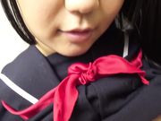 制服姿がお似合いの巨乳ちゃん1
