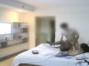 网约口活超厉害的上门服务商务美女换上开裆黑丝使劲肏她爽叫个不停