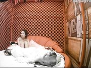 明星级性感美女与公司领导偷情时被提前安装的摄像头暗拍