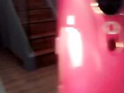非常骚气金发少女嫩逼骑乘自己动跳蛋自慰